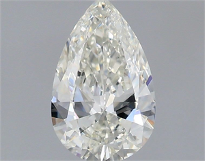 Picture of Natural Diamond 0.51 Carats, Pear with  Cut, H Color, VVS2 Clarity and Certified by IGI