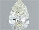 Natural Diamond 0.54 Carats, Pear with  Cut, I Color, VVS1 Clarity and Certified by IGI