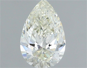 Picture of Natural Diamond 0.54 Carats, Pear with  Cut, I Color, VVS1 Clarity and Certified by IGI