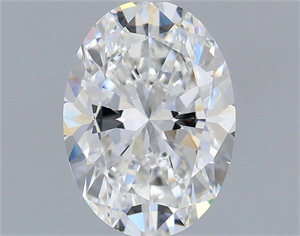 Picture of Natural Diamond 0.91 Carats, Oval with  Cut, F Color, IF Clarity and Certified by GIA