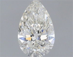 Picture of Natural Diamond 0.51 Carats, Pear with  Cut, H Color, VVS2 Clarity and Certified by IGI