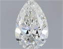 Diamante Natural 0.52 quilates, De pera , Color H, claridad VVS1 y certificado IGI