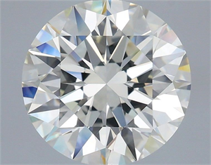 Foto Diamante Natural 3.01 quilates, Redondo , Color J, claridad VS1 y certificado GIA de