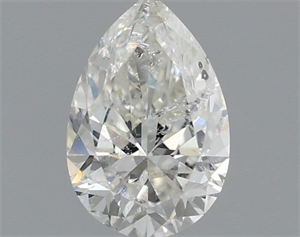 Picture of Natural Diamond 1.00 Carats, Pear with  Cut, H Color, I1 Clarity and Certified by IGI