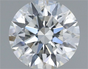 Picture of Natural Diamond 0.72 Carats, Round with Excellent Cut, E Color, VVS1 Clarity and Certified by GIA