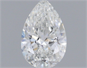 Diamante Natural 0.50 quilates, De pera , Color F, claridad VS1 y certificado GIA