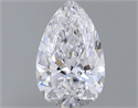 Diamante Natural 0.50 quilates, De pera , Color D, claridad VS1 y certificado GIA