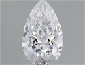 Natural Diamond 0.70 Carats, Pear with  Cut, D Color, VS2 Clarity and Certified by GIA