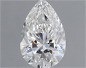 Diamante Natural 0.50 quilates, De pera , Color F, claridad VVS1 y certificado GIA