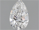 Diamante Natural 0.59 quilates, De pera , Color E, claridad VS2 y certificado GIA