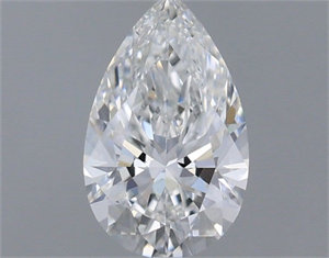 Foto Diamante Natural 0.51 quilates, De pera , Color E, claridad VVS2 y certificado GIA de