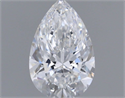 Natural Diamond 0.40 Carats, Pear with  Cut, E Color, SI1 Clarity and Certified by GIA