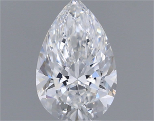 Picture of Natural Diamond 0.40 Carats, Pear with  Cut, E Color, SI1 Clarity and Certified by GIA