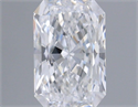 Natural Diamond 0.40 Carats, Radiant with  Cut, D Color, VS1 Clarity and Certified by GIA