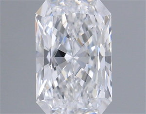 Picture of Natural Diamond 0.40 Carats, Radiant with  Cut, D Color, VS1 Clarity and Certified by GIA