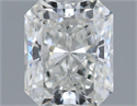 Natural Diamond 0.50 Carats, Radiant with  Cut, F Color, SI2 Clarity and Certified by IGI
