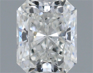 Picture of Natural Diamond 0.50 Carats, Radiant with  Cut, F Color, SI2 Clarity and Certified by IGI