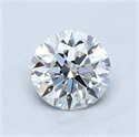 Diamante Natural 0.45 quilates, Redondo , Color G, claridad VVS2 y certificado GIA