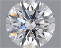Del inventario de diamantes de laboratorio, 1.28 quilates, Redondo , Color F, claridad VS1 y certificado IGI