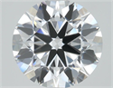 Lab Grown Diamond 1.04 Carats, Round with Ideal Cut, E Color, VS1 Clarity and Certified by IGI