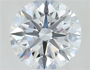 Picture of Lab Grown Diamond 1.07 Carats, Round with Excellent Cut, E Color, VVS2 Clarity and Certified by IGI