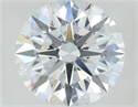 Lab Grown Diamond 1.04 Carats, Round with Excellent Cut, D Color, VS1 Clarity and Certified by IGI