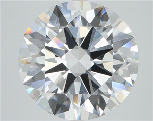 Picture of Lab Grown Diamond 2.21 Carats, Round with Excellent Cut, E Color, VS1 Clarity and Certified by IGI