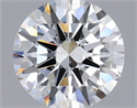 Lab Grown Diamond 1.00 Carats, Round with Excellent Cut, D Color, VS1 Clarity and Certified by IGI