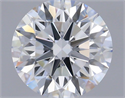 Lab Grown Diamond 0.83 Carats, Round with Ideal Cut, D Color, VVS2 Clarity and Certified by IGI