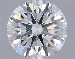 Picture of Lab Grown Diamond 0.83 Carats, Round with Ideal Cut, D Color, VVS2 Clarity and Certified by IGI