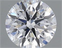 Lab Grown Diamond 0.72 Carats, Round with Ideal Cut, D Color, VVS1 Clarity and Certified by IGI
