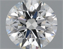 Lab Grown Diamond 1.02 Carats, Round with Ideal Cut, F Color, VVS1 Clarity and Certified by IGI