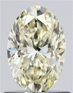 Picture of Natural Diamond 0.82 Carats, Oval with  Cut, N Color, SI2 Clarity and Certified by GIA