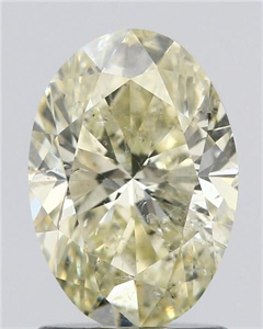 Foto Diamante Natural 1.50 quilates, Ovalado , Color L, claridad SI2 y certificado IGI de