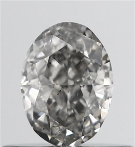 Picture of Natural Diamond 0.46 Carats, Oval with  Cut, K Color, SI2 Clarity and Certified by IGI