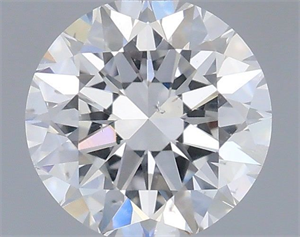 Picture of Natural Diamond 0.50 Carats, Round with Excellent Cut, E Color, SI1 Clarity and Certified by IGI