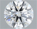 Natural Diamond 0.50 Carats, Round with Excellent Cut, F Color, VS2 Clarity and Certified by IGI