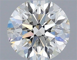 Picture of Natural Diamond 0.50 Carats, Round with Excellent Cut, H Color, VVS2 Clarity and Certified by IGI