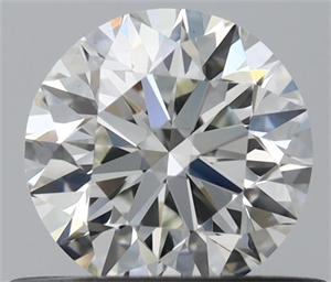 Picture of Natural Diamond 0.50 Carats, Round with Excellent Cut, H Color, VVS2 Clarity and Certified by IGI