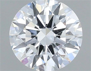 Picture of Natural Diamond 0.50 Carats, Round with Excellent Cut, E Color, SI1 Clarity and Certified by IGI