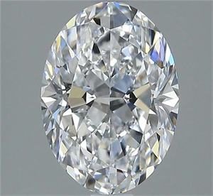 Picture of Natural Diamond 1.71 Carats, Oval with  Cut, D Color, VVS1 Clarity and Certified by GIA