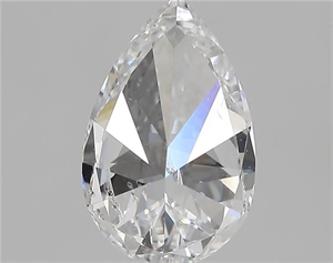 Foto Diamante Natural 0.80 quilates, De pera , Color D, claridad SI2 y certificado GIA de
