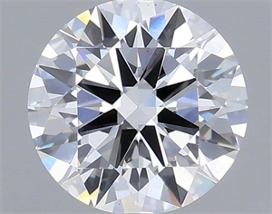 Picture of Lab Grown Diamond 1.23 Carats, Round with Ideal Cut, E Color, VS2 Clarity and Certified by IGI