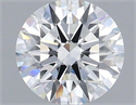 Lab Grown Diamond 1.04 Carats, Round with Ideal Cut, F Color, VVS2 Clarity and Certified by IGI