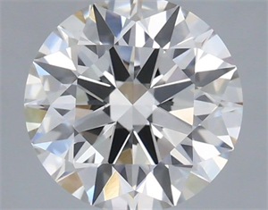 Picture of Lab Grown Diamond 1.08 Carats, Round with Ideal Cut, G Color, VVS2 Clarity and Certified by IGI