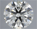 Diamante Natural 0.70 quilates, Redondo , Color J, claridad SI2 y certificado IGI