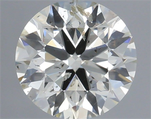 Foto Diamante Natural 0.70 quilates, Redondo , Color J, claridad SI2 y certificado IGI de