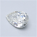 Natural Diamond 0.70 Carats, Pear with  Cut, G Color, IF Clarity and Certified by GIA