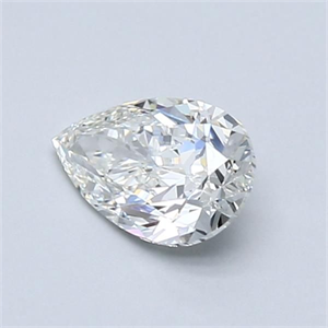 Picture of Natural Diamond 0.70 Carats, Pear with  Cut, G Color, IF Clarity and Certified by GIA