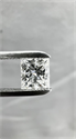 Natural Diamond 0.68 Carats, Princess with  Cut, G Color, VVS2 Clarity and Certified by GIA